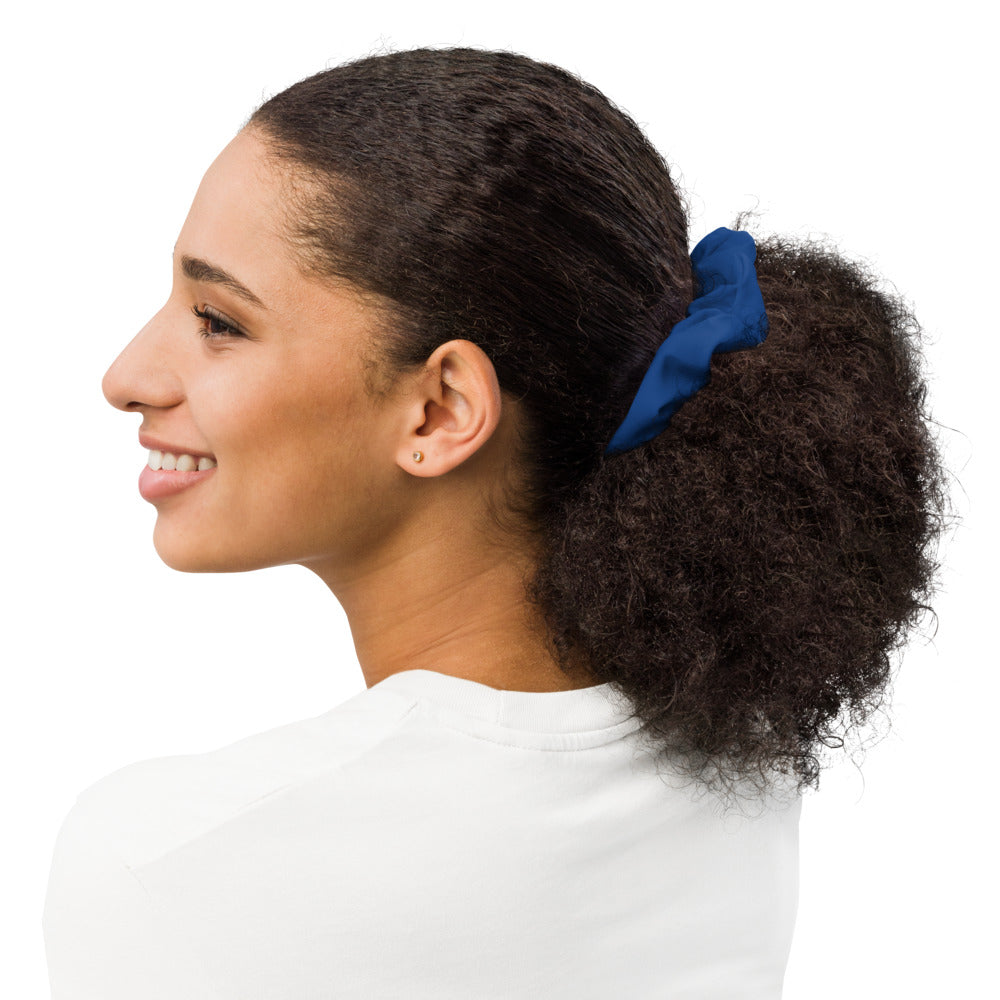 Hair Scrunchies For Women (Scrunchie Dark Cerulean Colour)