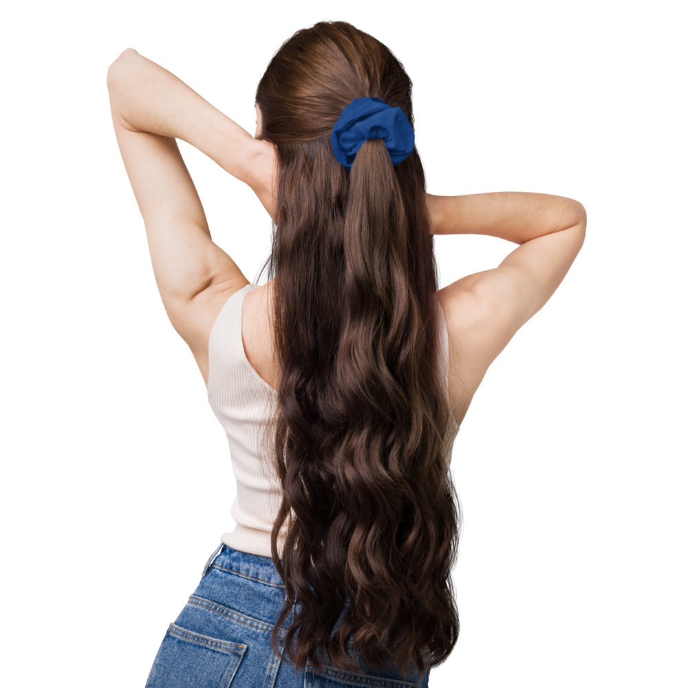 Hair Scrunchies For Women (Scrunchie Dark Cerulean Colour)