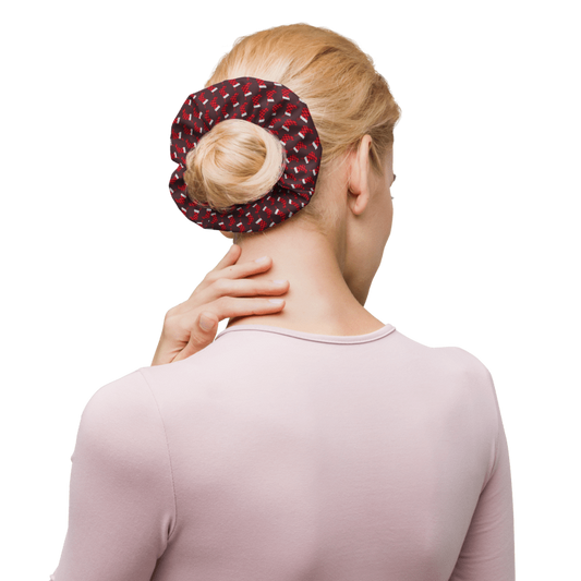 Hair Scrunchies For Women (Scrunchie Pattern 08) Back