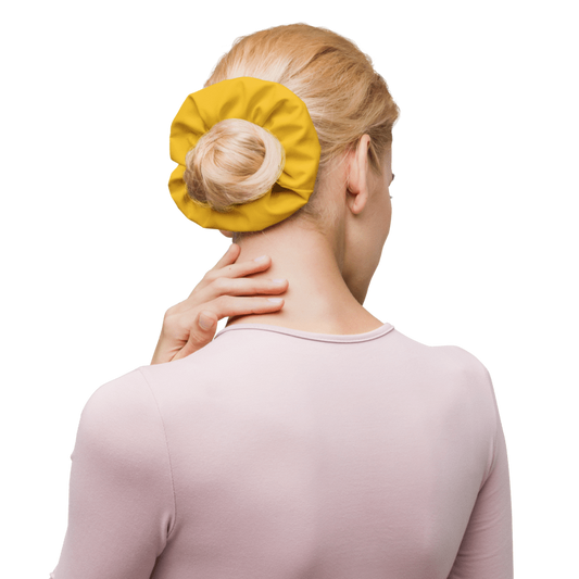 Hair Scrunchies For Women (Scrunchies Yellow) back