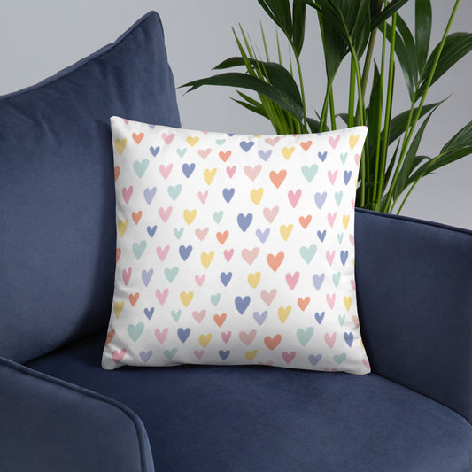 Basic Pillow (Best Basic Pillow Love Hearts Pattern - Model 0015)