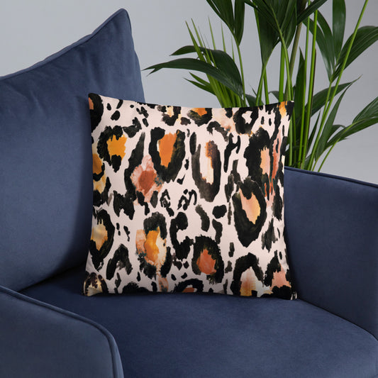 Basic Pillow (Best Basic Pillow Leopard Skin Pattern - Model 0017)