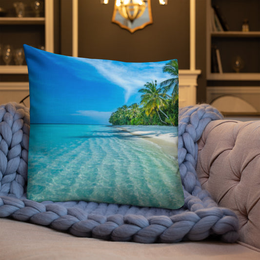 Premium Pillow (Best Premium Pillow - Scenic Ocean Shore View Model 0019)