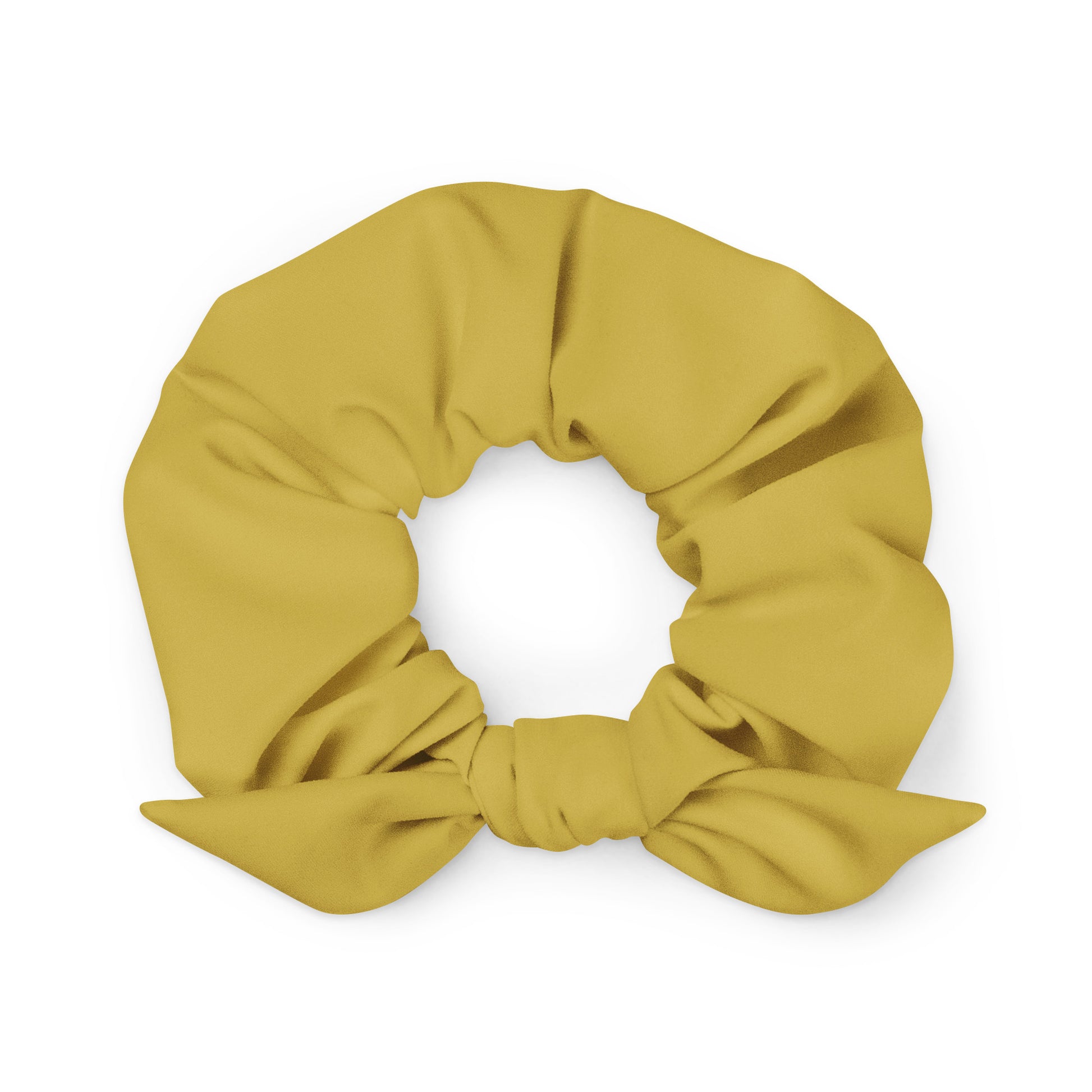 Hair Scrunchies For Women (Scrunchie Old Gold) Front