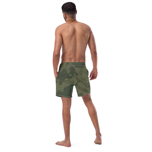 Men's Swim Trunks (Glamourange Mens Swim Trunks By Patterns - 002 Model)