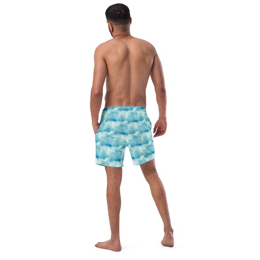 Men's Swim Trunks (Glamourange Mens Swim Trunks By Patterns - 008 Model)