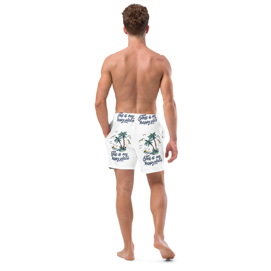 Men's Swim Trunks (Glamourange Mens Swim Trunks By Patterns - 0013 Model)