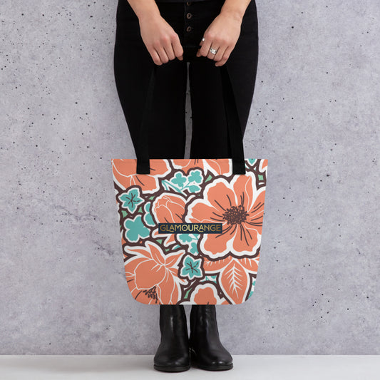 Tote Bag Women Designer (Flower Pattern 007)