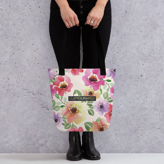 Tote Bag Women Designer (Flower Pattern 0012)