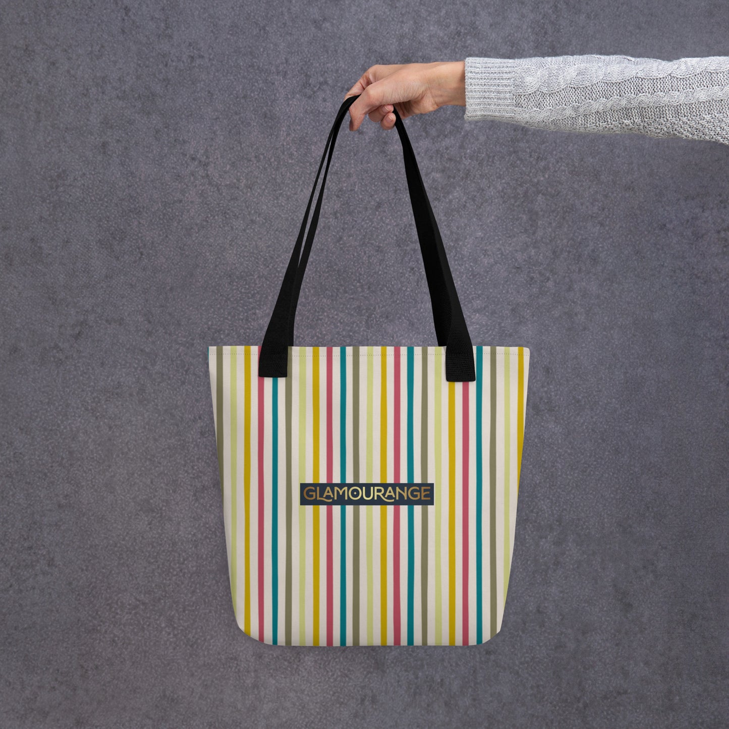 Tote Bag Women Designer (Stripe Bag Pattern 009)