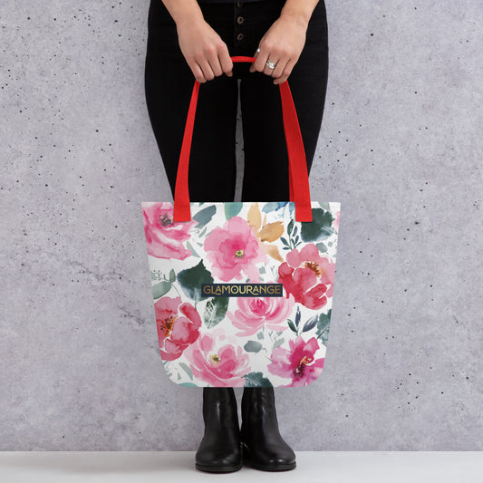 Tote Bag Women Designer (Flower Pattern 002)