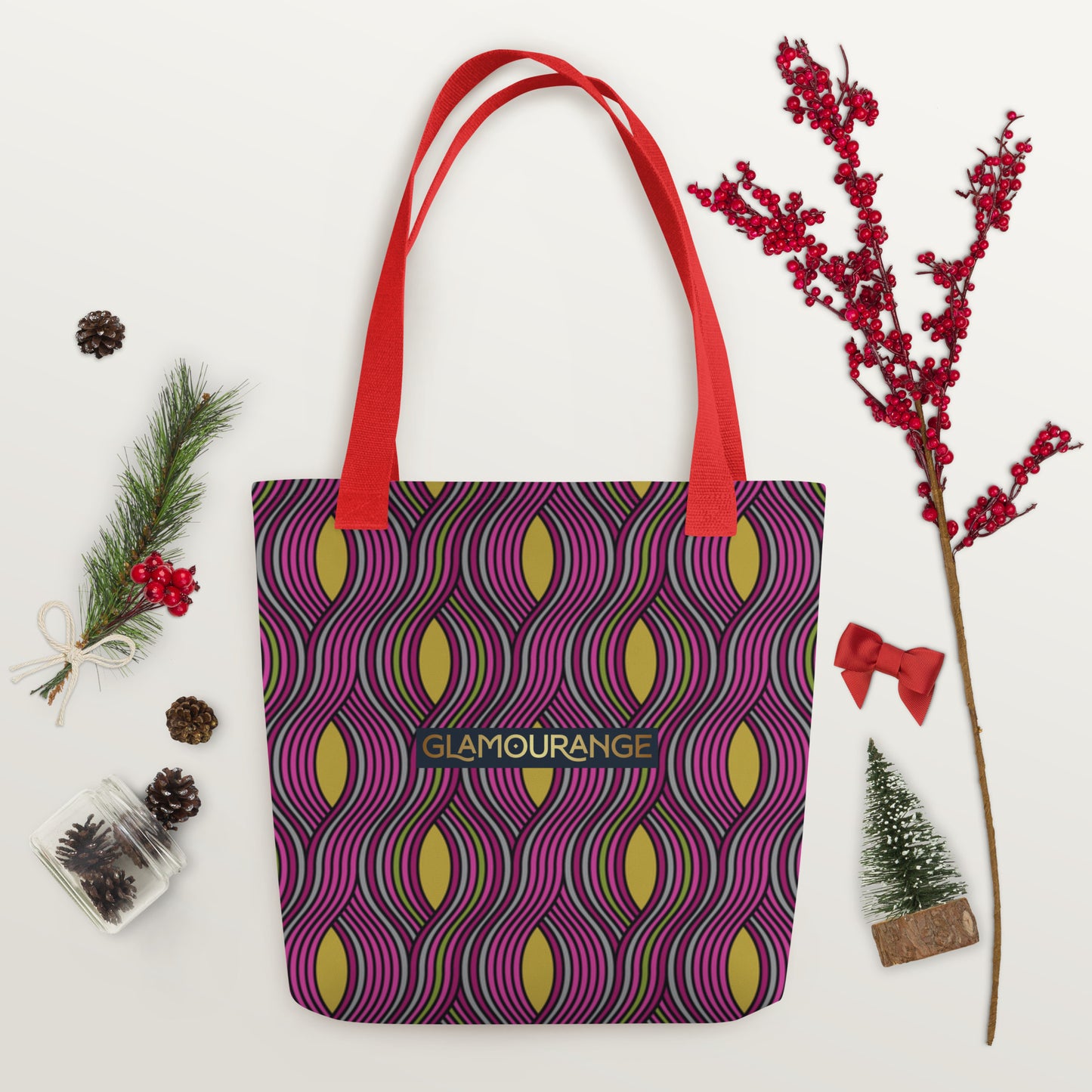 Tote Bag Women Designer (Stripe Bag Pattern 0015)