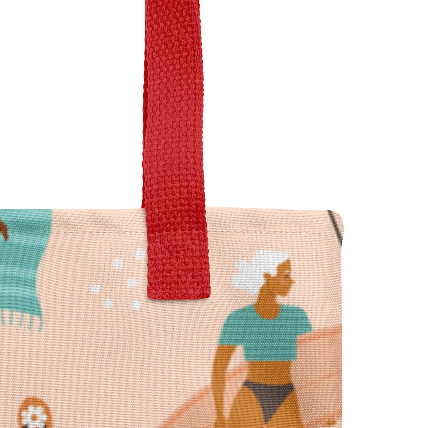 Tote Bag Women Designer (Beach Fun Time Pattern 001)