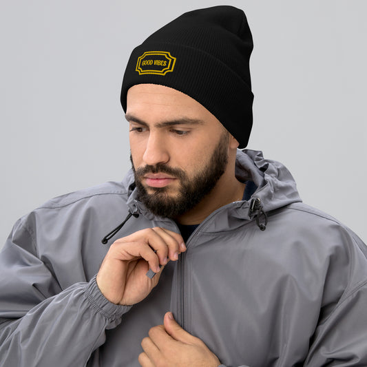 Cuffed Beanie Men Designer (Luxury Cuffed Beanie - Colour 003)