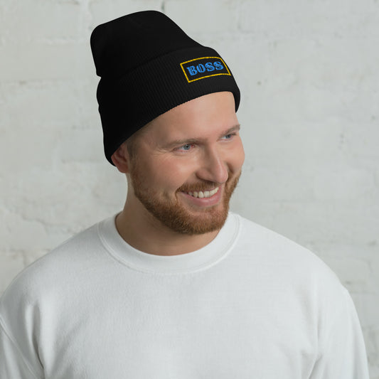 Cuffed Beanie Men Designer (Luxury Cuffed Beanie - Colour 0011)