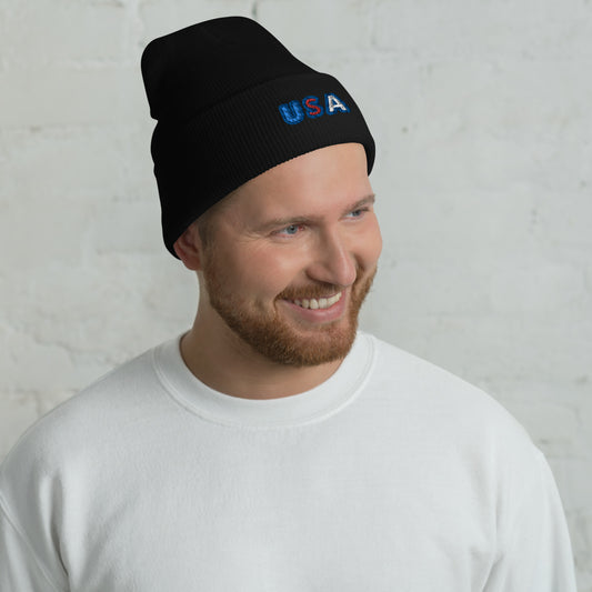 Cuffed Beanie Men Designer (Luxury Cuffed Beanie - Colour 0019)