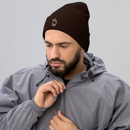 Cuffed Beanie Men Designer (Luxury Cuffed Beanie - Colour 0020)