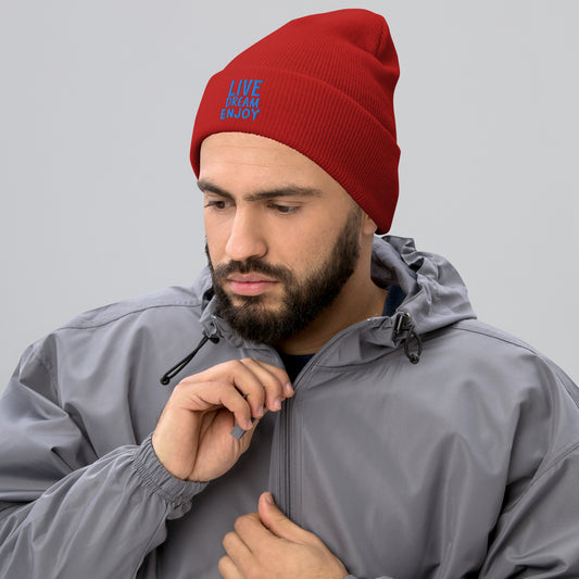 Cuffed Beanie Men Designer (Luxury Cuffed Beanie - Colour 004)
