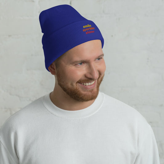 Cuffed Beanie Men Designer (Luxury Cuffed Beanie - Colour 001)