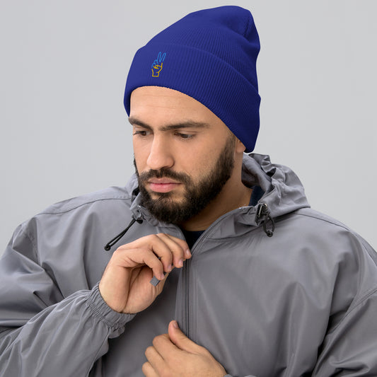 Cuffed Beanie Men Designer (Luxury Cuffed Beanie - Colour 007)