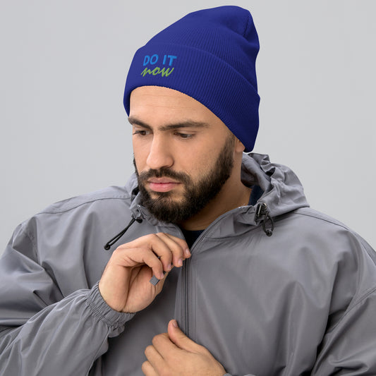 Cuffed Beanie Men Designer (Luxury Cuffed Beanie - Colour 009)