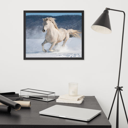 Framed Poster (Horse Wall Art Horizontal - Model 0012)
