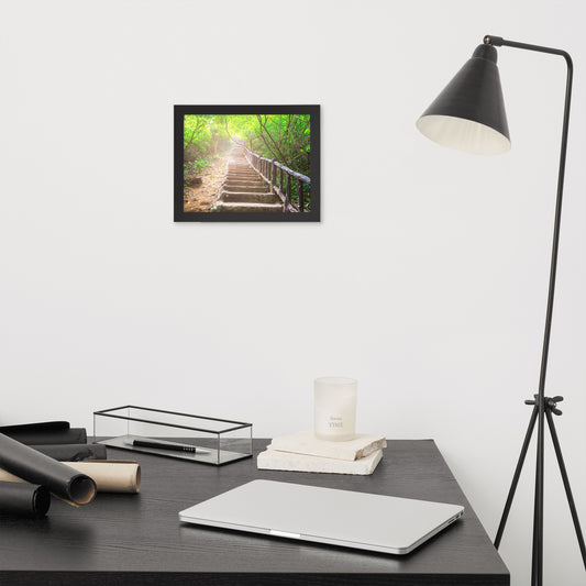 Scenic Nature View Framed Poster Wall Art (Horizontal Model 005)