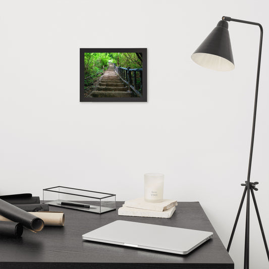 Scenic Nature View Framed Poster Wall Art (Horizontal Model 006)