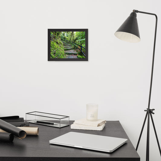 Scenic Nature View Framed Poster Wall Art (Horizontal Model 007)