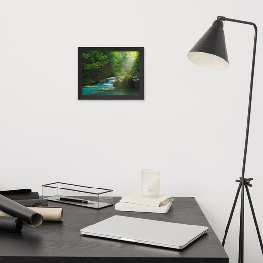 Scenic Nature View Framed Poster Wall Art (Horizontal Model 0014)