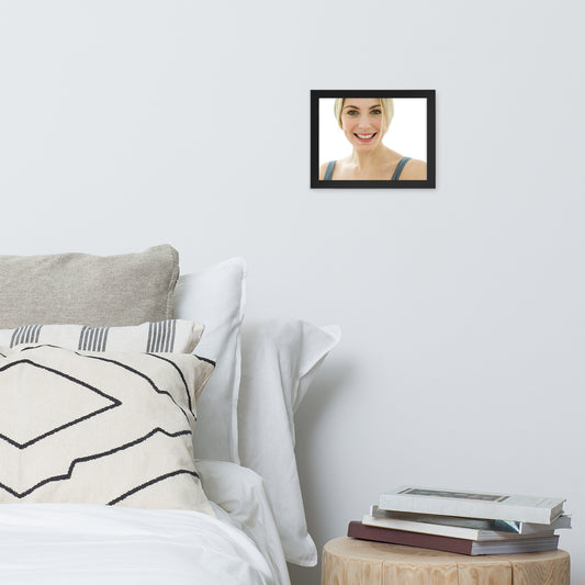 Smiles + Laughter = Priceless. Framed Poster Wall Art (Horizontal Model 0014)