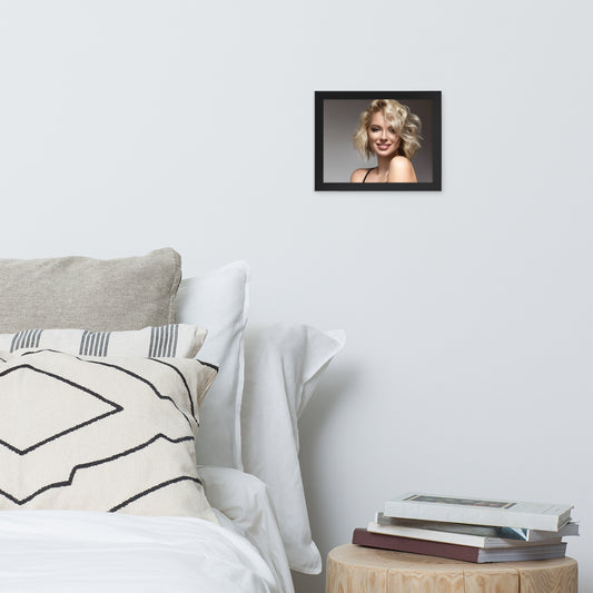 Smiles + Laughter = Priceless. Framed Poster Wall Art (Horizontal Model 0045)