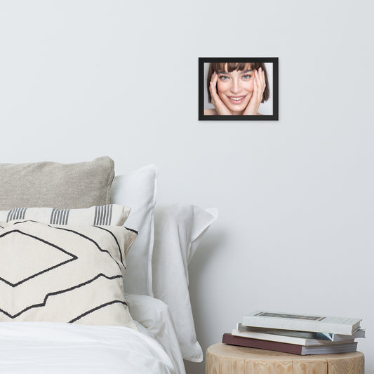 Smiles + Laughter = Priceless. Framed Poster Wall Art (Horizontal Model 0051)