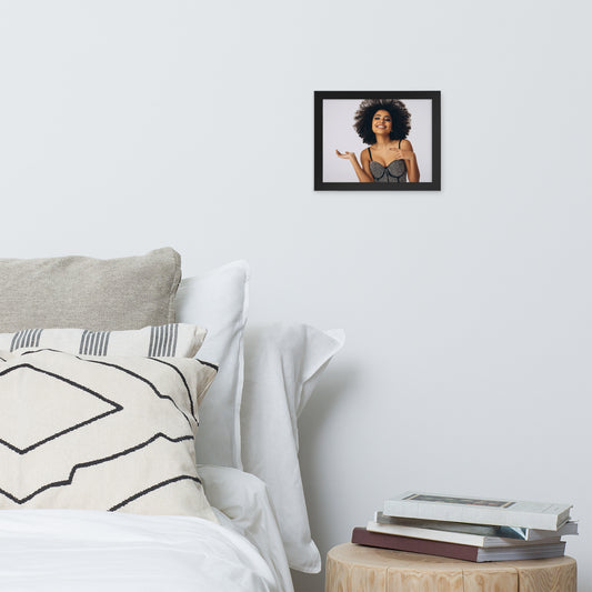 Smiles + Laughter = Priceless. Framed Poster Wall Art (Horizontal Model 0056)