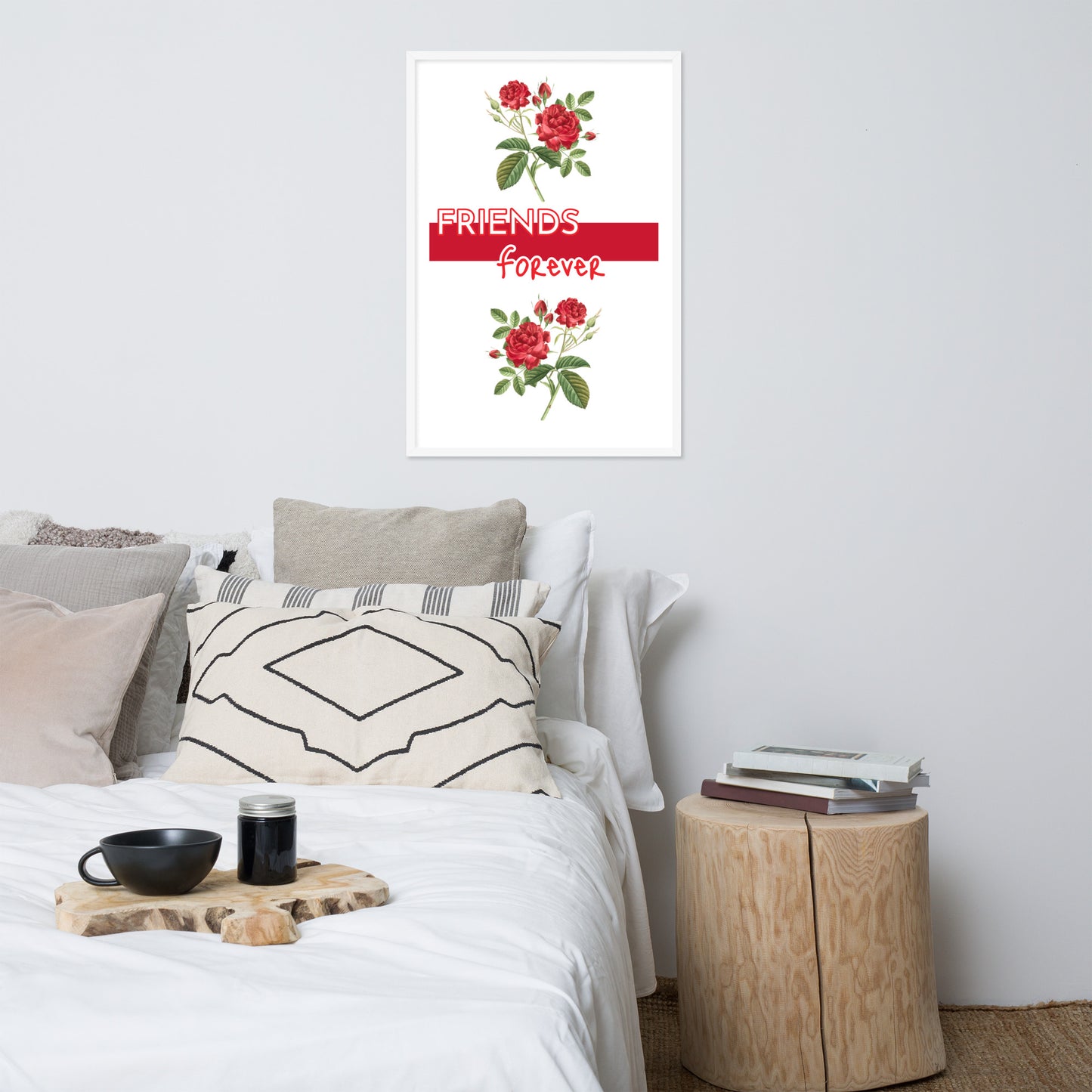 Framed Poster (Friends Forever - Lifestyle Framed Poster Vertical - Model 002)