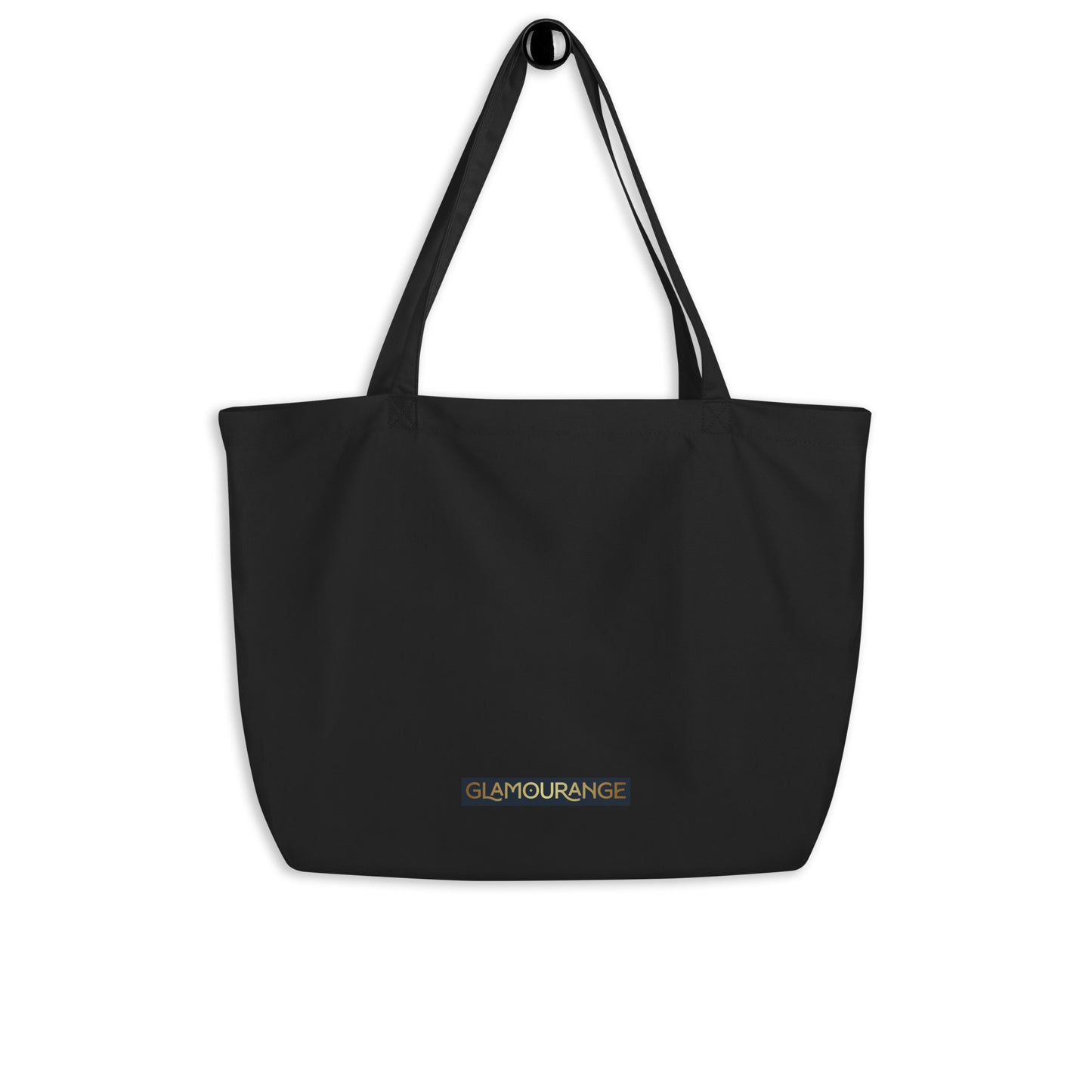 Eco Tote Bag Mens Designer (Large Organic Eco Tote Black Colour 002)