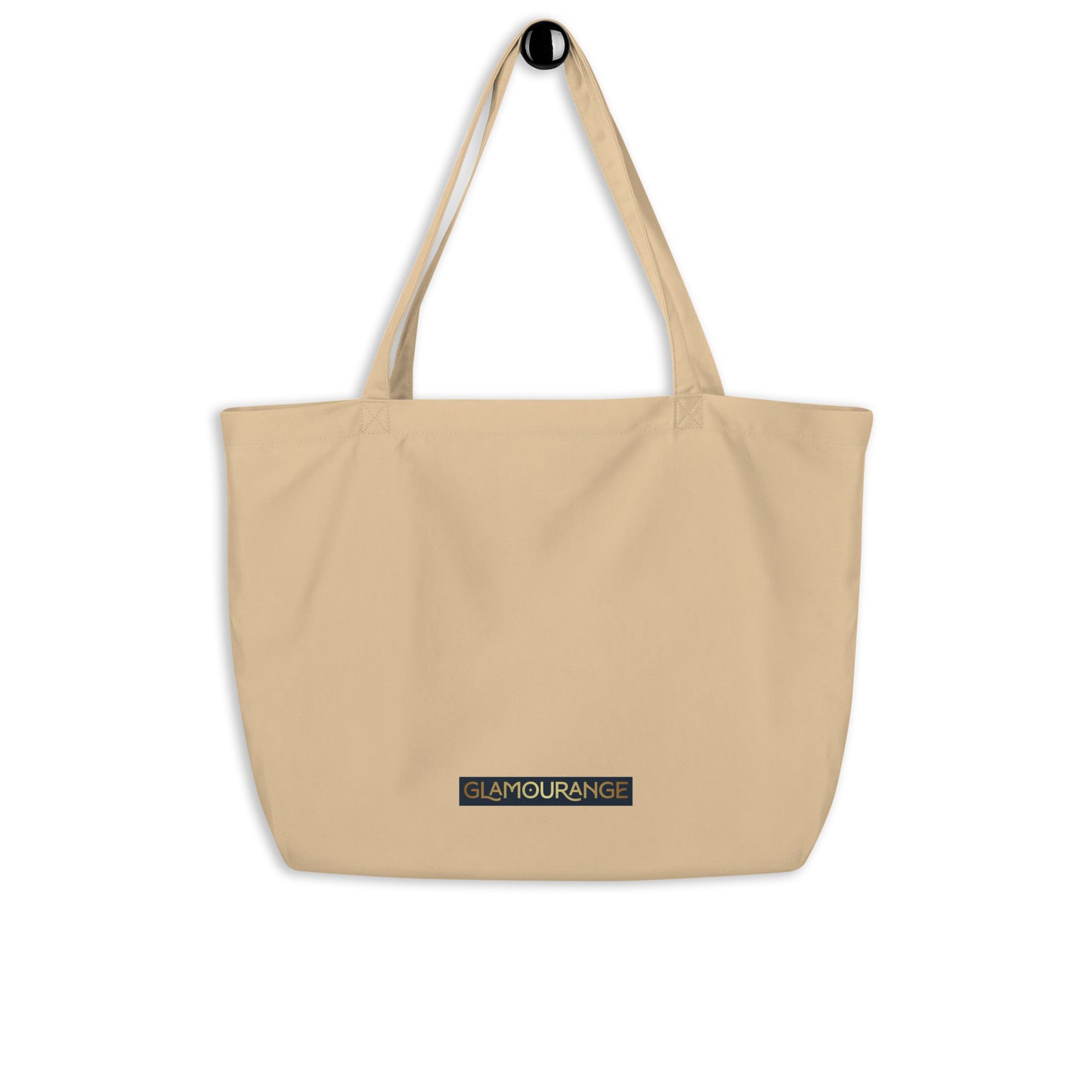 Eco Tote Bag Mens Designer (Large Organic Eco Tote Black Colour 002)