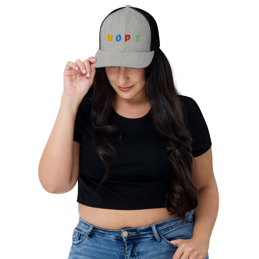 Trucker Cap Women (NOPE Trucker Cap - Model 0015)