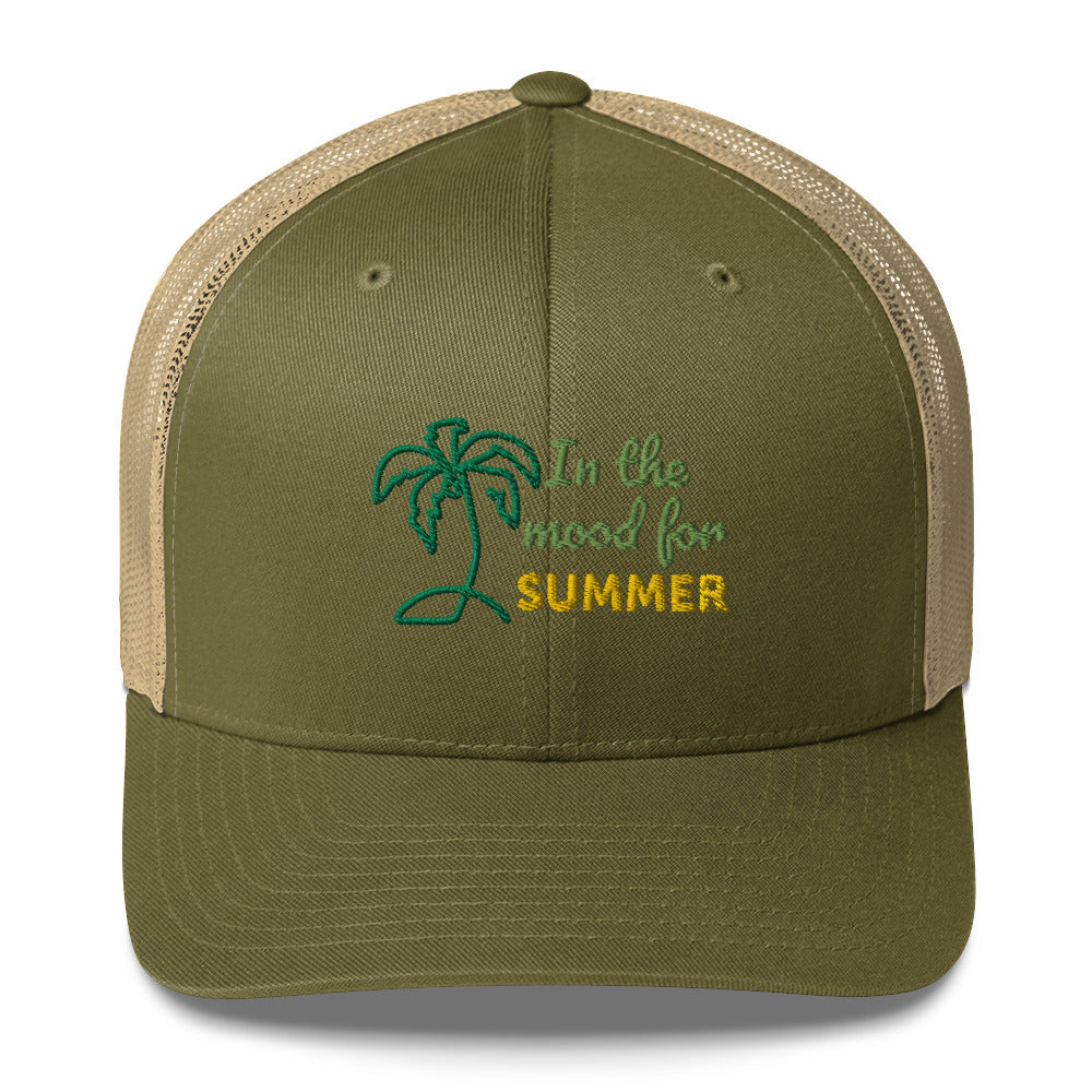 Trucker Cap Women (In The Mood For Summer Trucker Cap - Model 009)