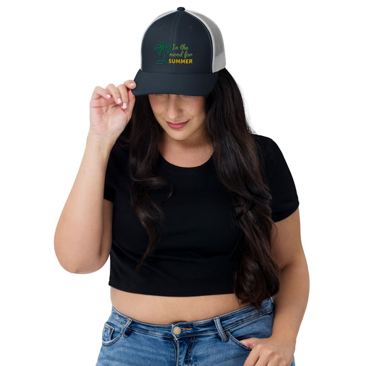 Trucker Cap Women (In The Mood For Summer Trucker Cap - Model 009)
