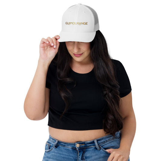 Retro Trucker Hat (Glamourange Limited Editions: Large Logo - 001 Model)