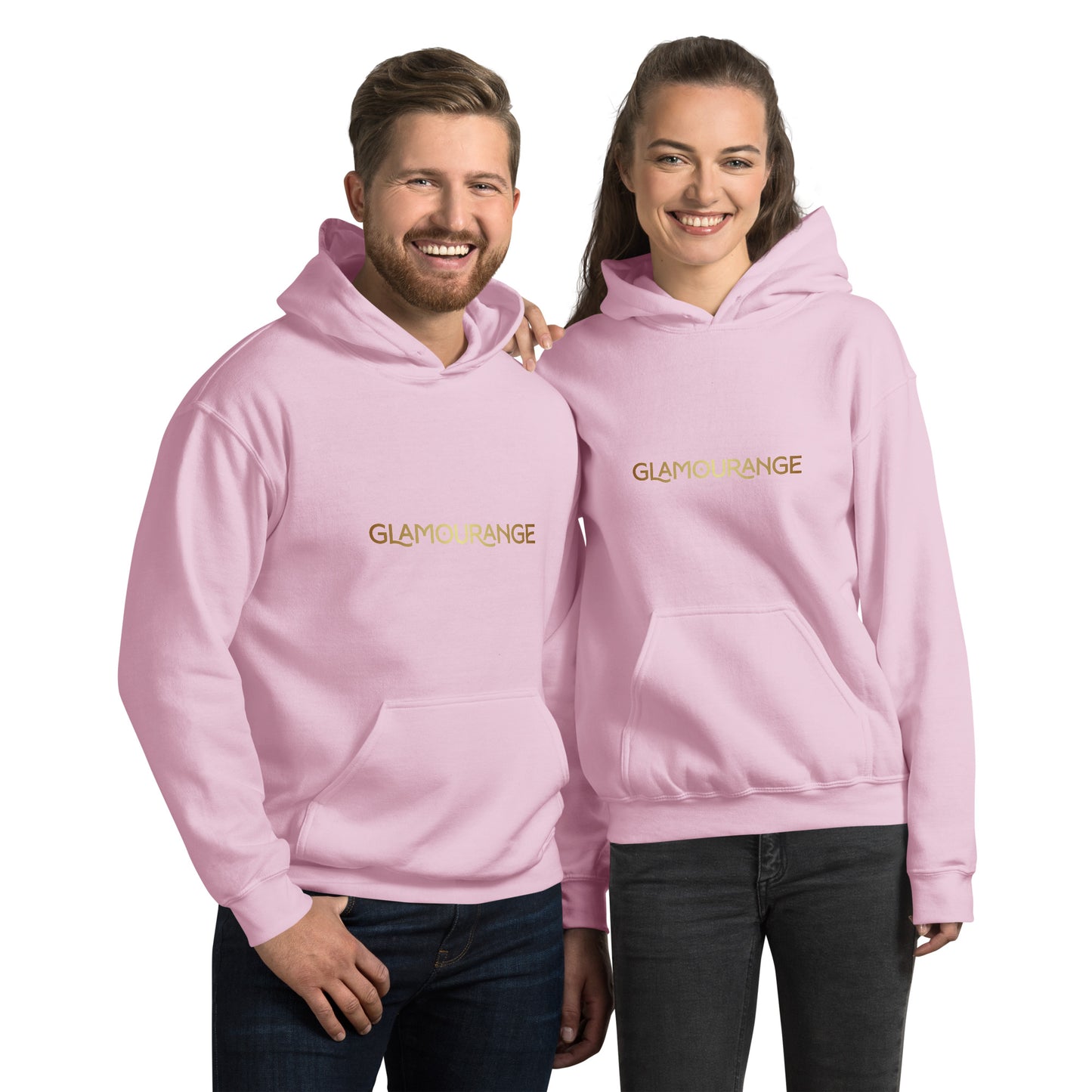 Unisex Hoodie (Glamourange Limited Editions: Medium Logo Front Print - Model 002)