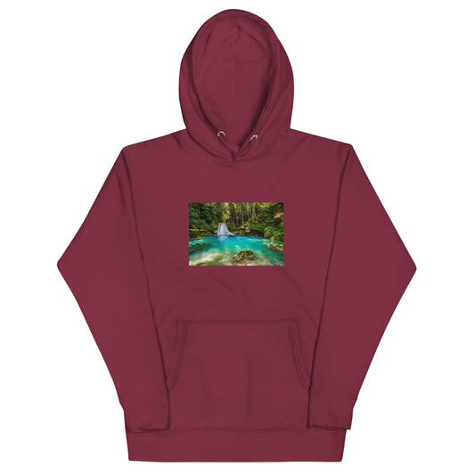 Hoodie Mens Designer (Hoodies Mens - Nature Waterfall 002)