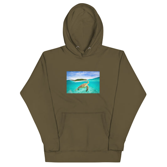 Hoodie Mens Designer (Hoodies Mens - Nature Sea 006)