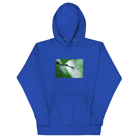 Hoodie Mens Designer (Hoodies Mens - Nature Raindrop on Leaf 003)