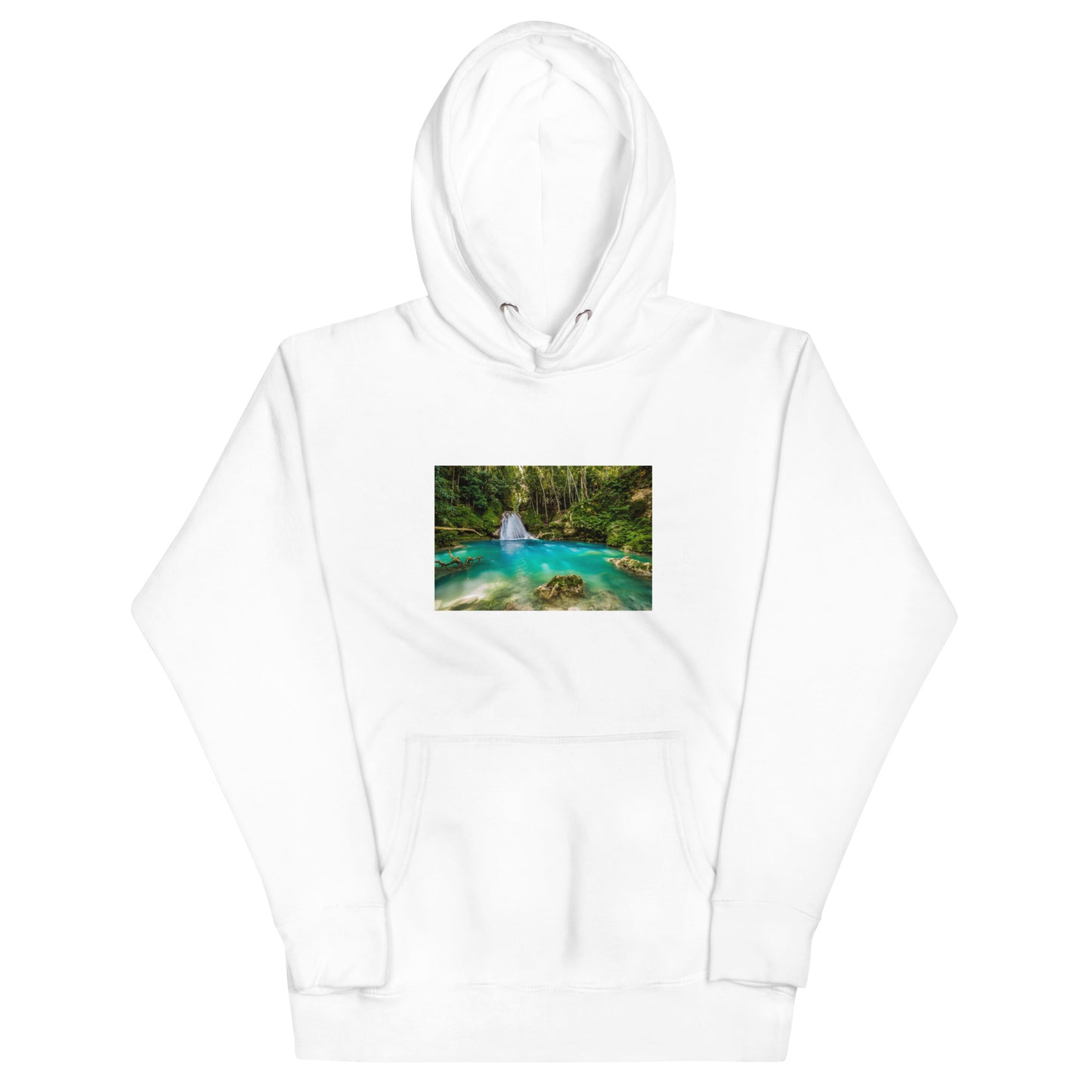 Hoodie Mens Designer (Hoodies Mens - Nature Waterfall 002)