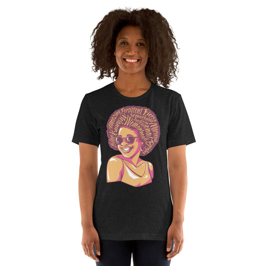 T-Shirts - Marvelous (Glamourange Ebony Staple T-Shirts - Front Print 0011 Model)