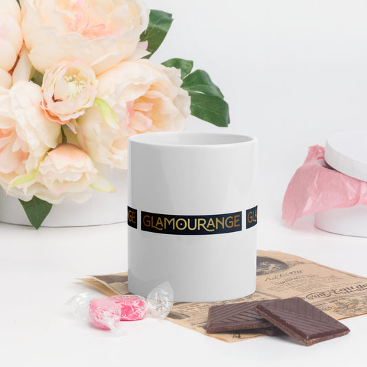 White Glossy Mug (Glamourange Limited Editions: Standard Logo - 008 Model)