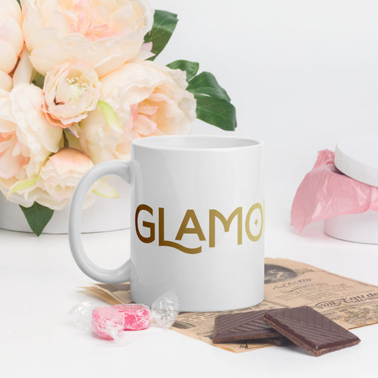 White Glossy Mug (Glamourange Limited Editions: Standard Logo - 001 Model)