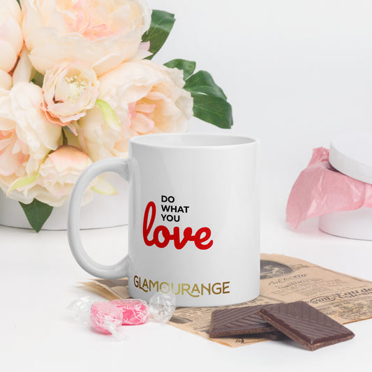 White Glossy Mug (Glamourange Limited Editions: Standard Logo - 009 Model)